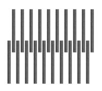 YARNOW 40 Pièces Électrode en Graphite Noire Compatible Alimentations Électriques et Interfaces Multimètres, Surface Lisse sans Bavures pour Expériences de Chimie en Laboratoire