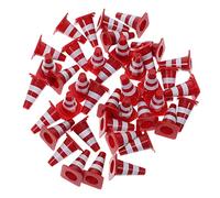 YARNOW 40 Pièces Jouets Éducatifs de Simulation de Circulation Panneaux de Route et Barricades Cognitives pour Garçon Fille Jeu de Scène de
