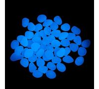 YARNOW 400 Pièces Cailloux Bleus Lumineux en Matière Synthétique pour Aquarium et