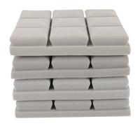 YARNOW 4pcs Panneaux D'insonorisation en Écume Anti-feu pour Studios à Domicile et Salles de Contrôle, Mousse Insonorisante Facile à Façonner et Absorption Acoustique