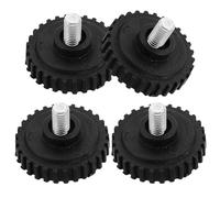 YARNOW 4pcs Pieds de Rechange en Caoutchouc pour Balances Électroniques Universels, Design Antidérapant en Fer, Accessoires Pratiques pour Balances Cuisine Numériques