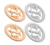 YARNOW 4pièces Broches de Revers pour Avocats et Juges Lot Symbole Balance Justice pour Étudiants Droit et Professionnels