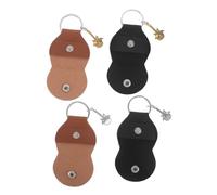 YARNOW 4pièces Étui De Rangement pour Médiators avec Porte-clés Étui Portable pour Guitaristes Pochette De Voyage pour Médiators