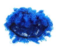 YARNOW 4pièces Perruque de Clown Lot de Perruques Afro Courtes Bou s pour Déguisement Halloween Carnaval Accessoires Disco Années