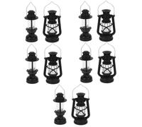 YARNOW 5 Ensembles Lampe À Pétrole Rétro Maison De Poupées Petit Ancien Décor De Maison De Poupée Décor De Lampe Miniature Lampe À Huile Miniature Mini Décor PP Noir 2 Pièces * 5