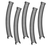 YARNOW 5 Pièces Accessoires électriques de Voie ferrée Chemin de Fer Jouets de Train éducatif Pistes de Remplacement de Train Remplacement du Moteur du Train Plastique Noir