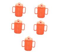 YARNOW 5 Pièces Bébé Apprend à Boire Bouteille D'eau Pour Les Enfants Gobelet Régulateur Gobelet Avec Anse Pour Enfants Tasse De Paille Pour Enfants Coupe De Création Gel De Silice
