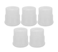 YARNOW 5 Pièces Couvercle de Capteur en Caoutchouc pour Radar de Recul 18,5mm, Accessoire de Sonde de Stationnement pour Véhicule, Stabilité Améliorée et Montage Facile