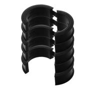 YARNOW 5 Pièces Joint en Silicone pour Guidon de VTT, Entretoise Noire