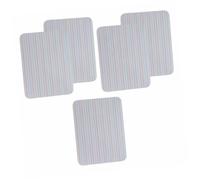 YARNOW 5 Pièces Tableau Blanc Effaçable à Sec avec Lignes D'écriture, Petit Tableau Blanc Portatif Double Face, Recto Ligné et Verso Vierge, Panneau en Panneau Haute Densité, pour Classe