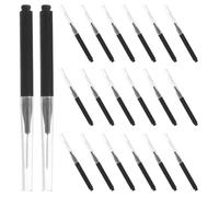 YARNOW 50 Pcs Brossettes Interdentaires Noires en Nylon et Acier Inoxydable pour Nettoyage Interproximal et Soin des Gencives Adaptées Bureau Voyages