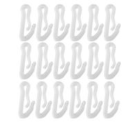 YARNOW 50 pièces Accessoires de Jardin Plastiques Réutilisables pour Fixation de Bâches Crochets Antivent pour Tonnelles et Ombres Extérieures