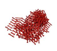 YARNOW 50 Pièces Clôtures Plastique pour Décor de Ferme Accessoires de Simulation Zoo pour DIY Modèle Daccessoires de Paysage pour Amateurs de Maquettes