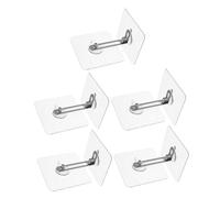 YARNOW 5ensembles Ancrages Muraux Pour Meubles Sans Perçage Kit Basculement Pour Garçon Fille Armoire Bibliothèque Commode Étagère Sécurisée