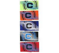 YARNOW 5pièces Brassard de Capitaine Football Couleurs Lumineuses Accessoire Sportif Pratique pour Équipe et Leader de Jeu Compatible Football Basket et Hockey