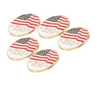 YARNOW 5pièces Broches Drapeau Américain Lot de Épingles Décoratives pour Pull Châle Broches de Fête pour Vêtements Épingle à Boutonnière Usa Souvenir pour Événements Américains