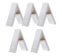 YARNOW 5pièces Équerres Angle Degrés Aluminium pour Profilés Connecteurs Extrusion Résistants à Oxydation Support Robuste pour Assemblage Cnc Imprimantes et Projets Robotiques