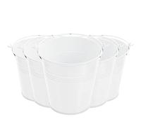 YARNOW 5pièces Seaux avec Poignée Pots De Miniatures pour Plantes Décoration Intérieure Et Extérieure De Haut