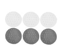 YARNOW 6 Pièces Filet à Cheveux avec Cristaux Invisible pour Chignon en Maille Polyester Élégant, Ajustement Lisse pour Danseuses et Artistes de Ballet, Accessoire Polyvalent