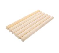 YARNOW 6 pièces Manches Bois pour Outils de Jardin Lot de Poignées Robustes pour Marteau Houe Pelle et Petite Hache Remplacement et Facile à Installer