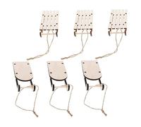 YARNOW 6 pièces Mini Sleds Bois Non Peints pour Décoration de Bureau Ornements DIY de Traîneau de Noël Artisanaux pour Créer des Souvenirs Spéciaux