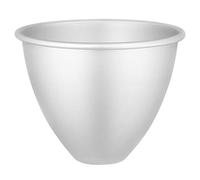 YARNOW 6 Pouces en Aluminium Demi-Cercle Profond en Mousseline de Soie Moule à Gâteau Poupée Princesse Robe Moule à Gâteau Pudding Moule de Cuisson Ustensiles de Cuisson