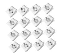 YARNOW 60 pièces Serviettes Jetables Notes de Musique Absorbantes Décor Table Anniversaire Fête Musicale