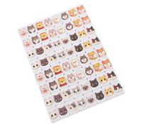 YARNOW 64 pièces de tuiles de Mahjong à Motifs d'animaux : tuiles de Jeu de mémoire avec Motifs de Chien et de Chat - Blocs de Mahjong pour Plusieurs Joueurs pour Une soirée de Jeux du Nouvel