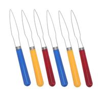 YARNOW 6pièces Outil à Boutonner pour Chemise et Vêtements Aide Pose de Boutons et Boutons-pression Outil Manuel Portable