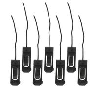 YARNOW 7 Pièces Clip D’aileron Sup à Insertion, Réduit la Résistance | Pvc et Nylon Noir, Compatible Modèle US Box Central, pour Cours D'eau et Excursions Touring
