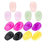 YARNOW 7paires Protège-oreilles Silicone pour Coiffure Protection Thermique et Chimique Couvre-oreilles Confortables pour Teinture et Soins Capillaires à Domicile et Salon