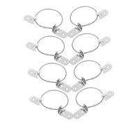 YARNOW 8 Pièces Kit Ancrages Anti-basculement pour Meubles Métal Robuste Fixations Murales Angle pour Sécurité Garçon Fille Protection Commodes Étagères et Armoires