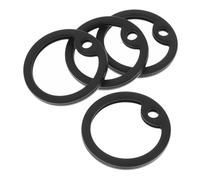 YARNOW 8 pièces Lot de Silicone pour Plaques Identification Chien de Bruit et Protection des Bords Compatible avec Plaques Métalliques Militaires
