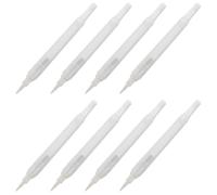 YARNOW 8 Pièces Marqueur de Peinture Rond Rechargeable à Pointe Souple | Kit Vide en Plastique, Système à Valve sans Fuite, Lignes Précises, Décoration Festive et Graffiti