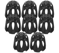 YARNOW 8 Pièces Panier de Drainage en Plastique Noir Réutilisable et Respirant pour Pots à Fleurs, pour Orchidées et Bonsaïs, Accessoire Jardinage Pratique et Solide