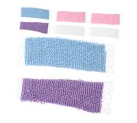 YARNOW 8 Pièces Scale Bathroom Accessories Set with Lightweight Textiles for Role Play and Decorative Doll Furniture