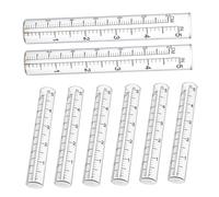 YARNOW 8 Pièces Tube de Remplacement Pluviomètre Transparent Verre et Résistant Aux Intempéries Compatible Plupart des Pluviomètres Standards pour Jardin et Pelouse