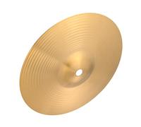 YARNOW 8 Pouces Ensemble de Cymbales de Batterie en Laiton Robuste Finition Dorée Résistance aux Chocs Haute Dureté pour Débutants et Professionnels Musique Jazz et Percussion