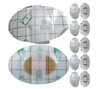 YARNOW 80 Pièces Protège-oreilles Imperméables pour Bébé en Pu et Coton, Autocollants Confortables, Protection Étanche pour Natation et Bain