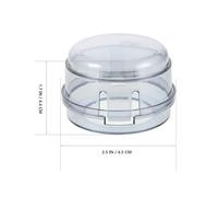 YARNOW 8pièces Cache-boutons de Sécurité pour Cuisinière à Gaz Protection Anti-gravillons pour Boutons de Plaque de Cuisson Empêche Allumage Accidentel et Protège Garçon Fille