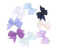 YARNOW 8pièces Nœuds pour Chiots avec Clips Métalliques Nœuds De Toilettage Accessoires pour Cheveux Multicolores
