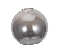 YARNOW Abat-jour en Verre Globe Transparent à Double Ouverture, Forme Ronde, Diffusion Homogène, Facile D'entretien, pour Études et Salles à Manger