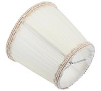 YARNOW Abat-jour pour lampe de table en tissu beige, ne se déforme pas, idéal pour salle à manger et couloir, style charmant