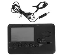YARNOW Accordeur Électronique Mode de Réglage Multiple pour Instruments à Vent Noir Design Clip, Léger et Portable pour Trompette et Flûte