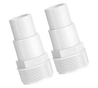 YARNOW Adaptateur de Pompe Robuste Installation Facile pour Piscine 2pcs en PP Compatible Filetage de Tuyau pour Système de Filtration de Piscine