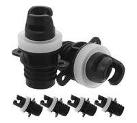 YARNOW Adaptateur de Valve en PVC 6pcs pour Bateaux et Kayaks Gonflables, Gestion Précise Pression d'air, Efficacité D'inflation Rapide pour Aventures de Camping