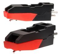 YARNOW Aiguille de Remplacement Noir pour Tourne-disque Vinyle en ABS Résistante à L'usure 2 Pièces Compatible Platine Vinyle