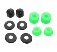 YARNOW Amortisseur de Skateboard en PU pour Support de Planche, Pièces de | Couleurs Vert et Noir, Bords Lisses et Résistance à L’usure, Absorption des Chocs pour Pratique Sportive