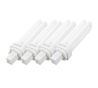 YARNOW Ampoules Fluorescentes Compactes 2 Broches Lot de 4 13w à Double Tube Ampoules LED Économes en Énergie pour Éclairage Maison et Bureau