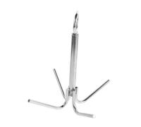 YARNOW Ancre Bateau INOX Griffes avec Anneau Ancre Multifonction Robuste à Quatre Branches pour Yachts Kayaks Et Bateaux Design Compact Et Facile à Déployer